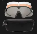 BLOC Lynx Ballistic Antifog Schutzbrille, Set mit 3 Linsen, Black