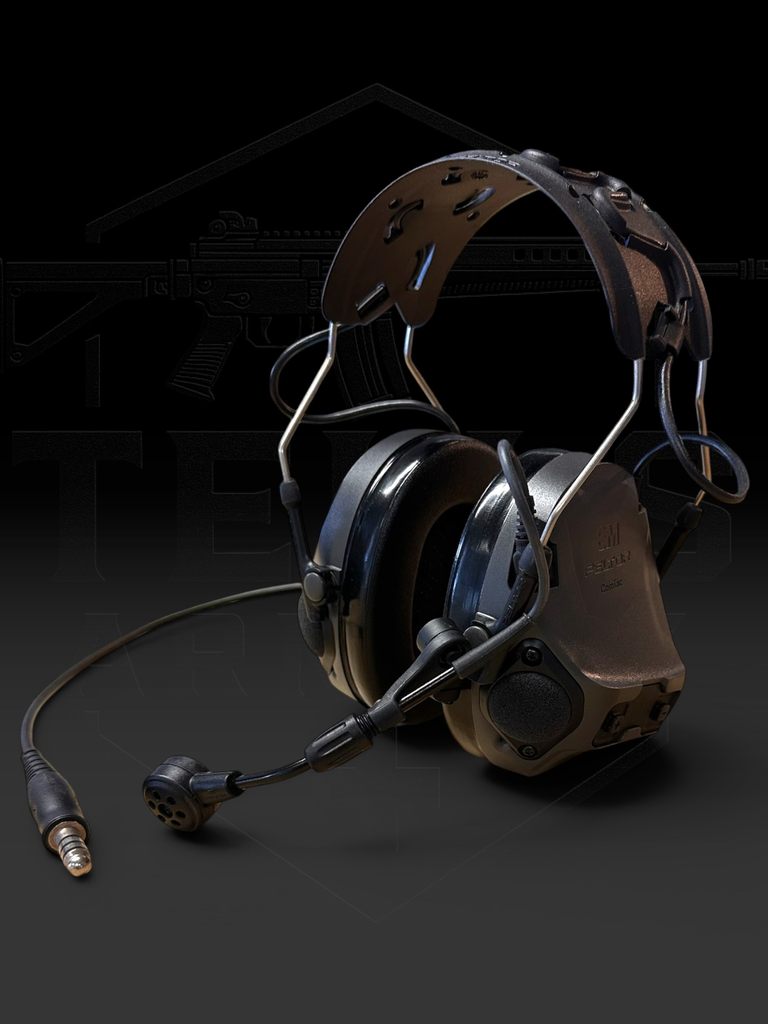 3M PELTOR, Comtac VIII, NATO Wiring, 4 Polig, Grau.