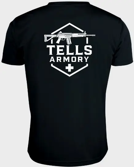 TELLS ARMORY: T-Shirt, schwarz