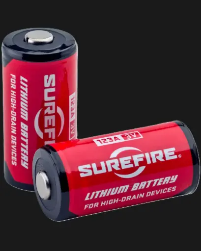 SUREFIRE CR123A Lithium Batterie, 2er Pack.